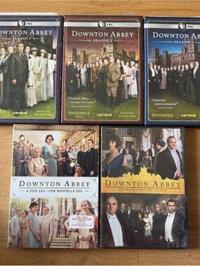Downton Abbey DVD Collection Seasons 1, 2, 3 + A New Era & The Motion Picture